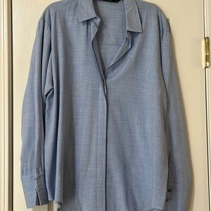 Zara button down blouse